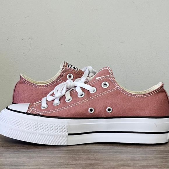 Converse Women's CTAS Lift  Oxfords  Size 7.5 Light Saddle A10648F NWT - Picture 2 of 8